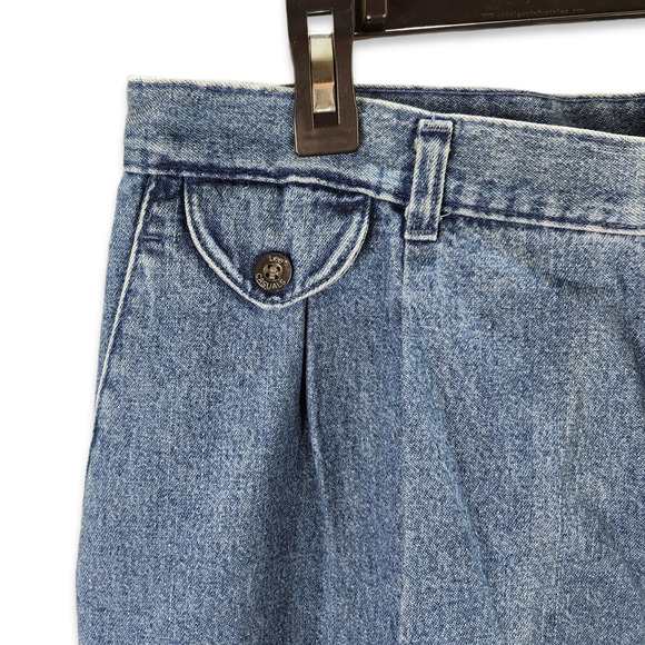 Lee Casual Denim Jeans Women 18 Vintage Plus Size Bareback High Rise Mom Tapered - Picture 3 of 9